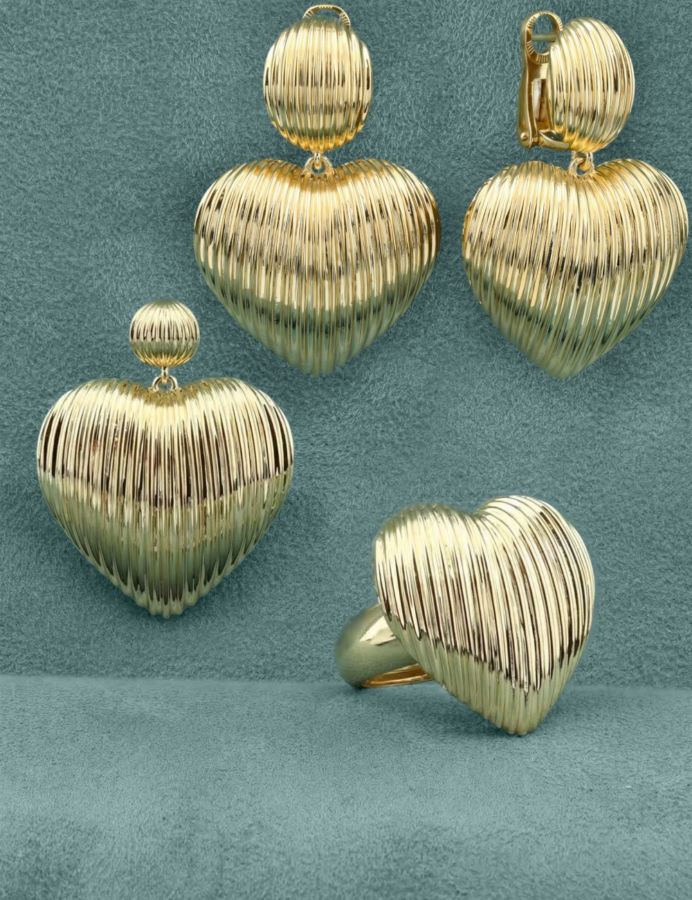 Серьги из лимонного золота 585 пробы